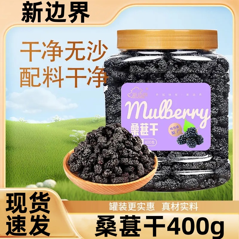 新邊界新疆黑桑葚干400g