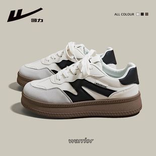 回力厚底小白鞋女鞋2026春季新款韩版百搭软底轻便爆款运动板鞋子