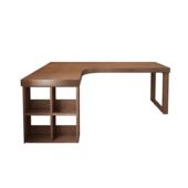 实木转角书桌卧室学习家用学生写字台拐角电脑桌l型书桌