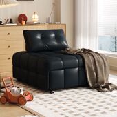 奶油风泡芙小户型懒人沙发床贵妃可坐可躺单人伸缩 1092人收藏