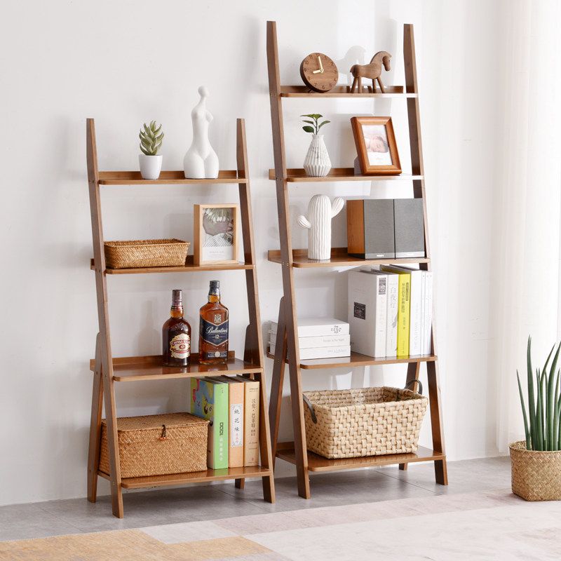 书架梯形置物架客厅靠墙