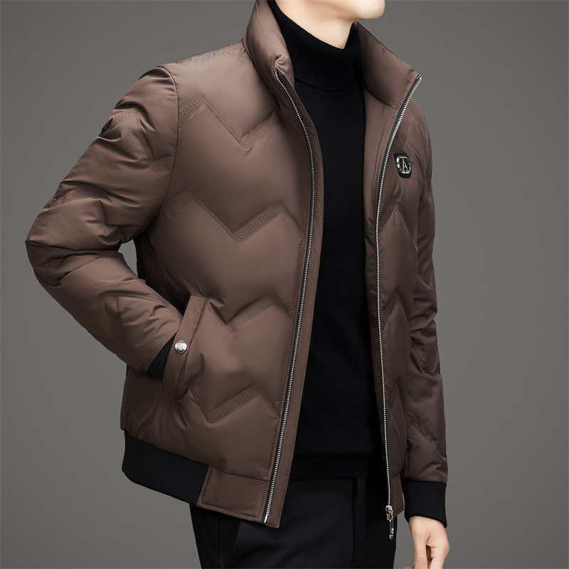 恒源祥2024中年冬季羽绒服男士外套时尚羽绒服90立领白鸭绒休闲保,男装,羽绒服,淘宝优惠券,粉丝福利购,淘宝优惠卷