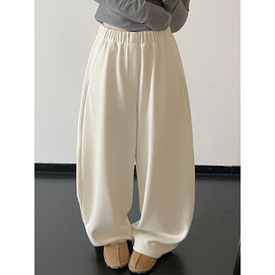 休闲裤 慵懒随意复合澳利绒巨厚实温暖懒懒裤 秋冬 温泉裤 sun柚