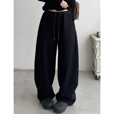 新款宽松休闲裤显高显瘦裤子女