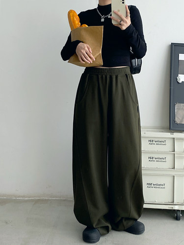 高腰运动sun柚长裤香蕉裤休闲