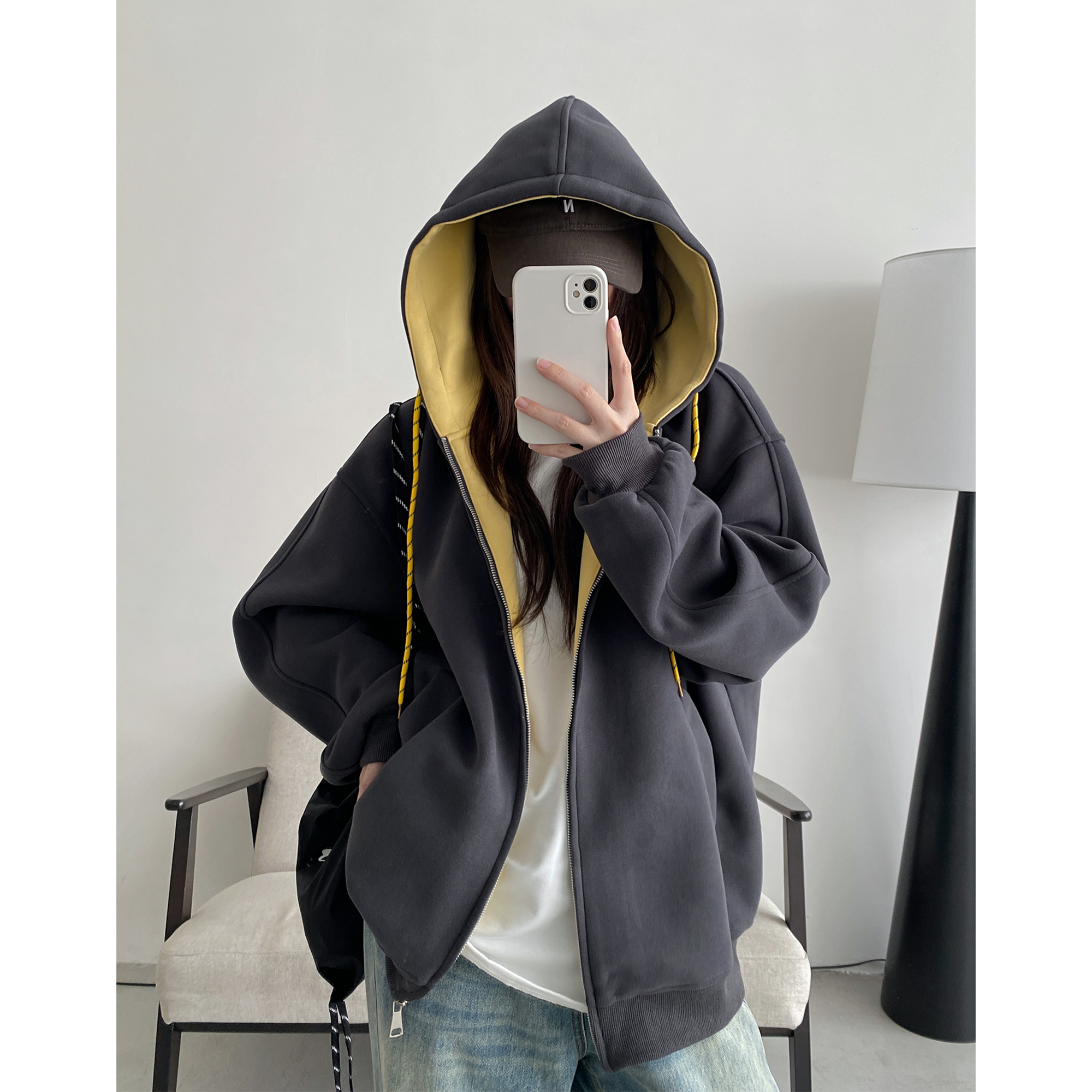 春秋外套女款春秋新款开衫卫衣