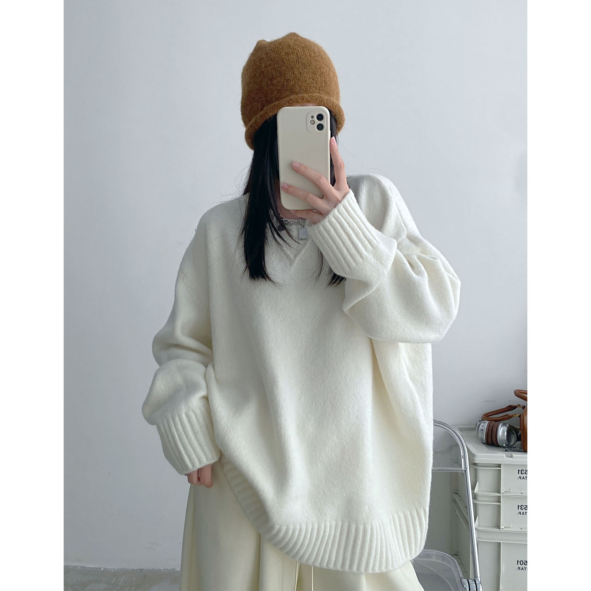 毛衣女冬季针织衫长袖上衣打底衫