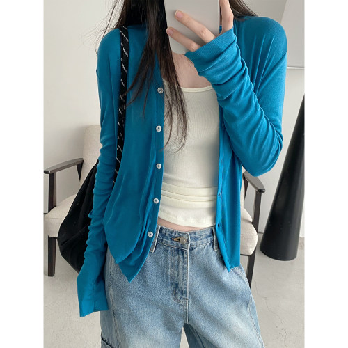 桑蚕丝天丝开衫防晒衫女春夏新款