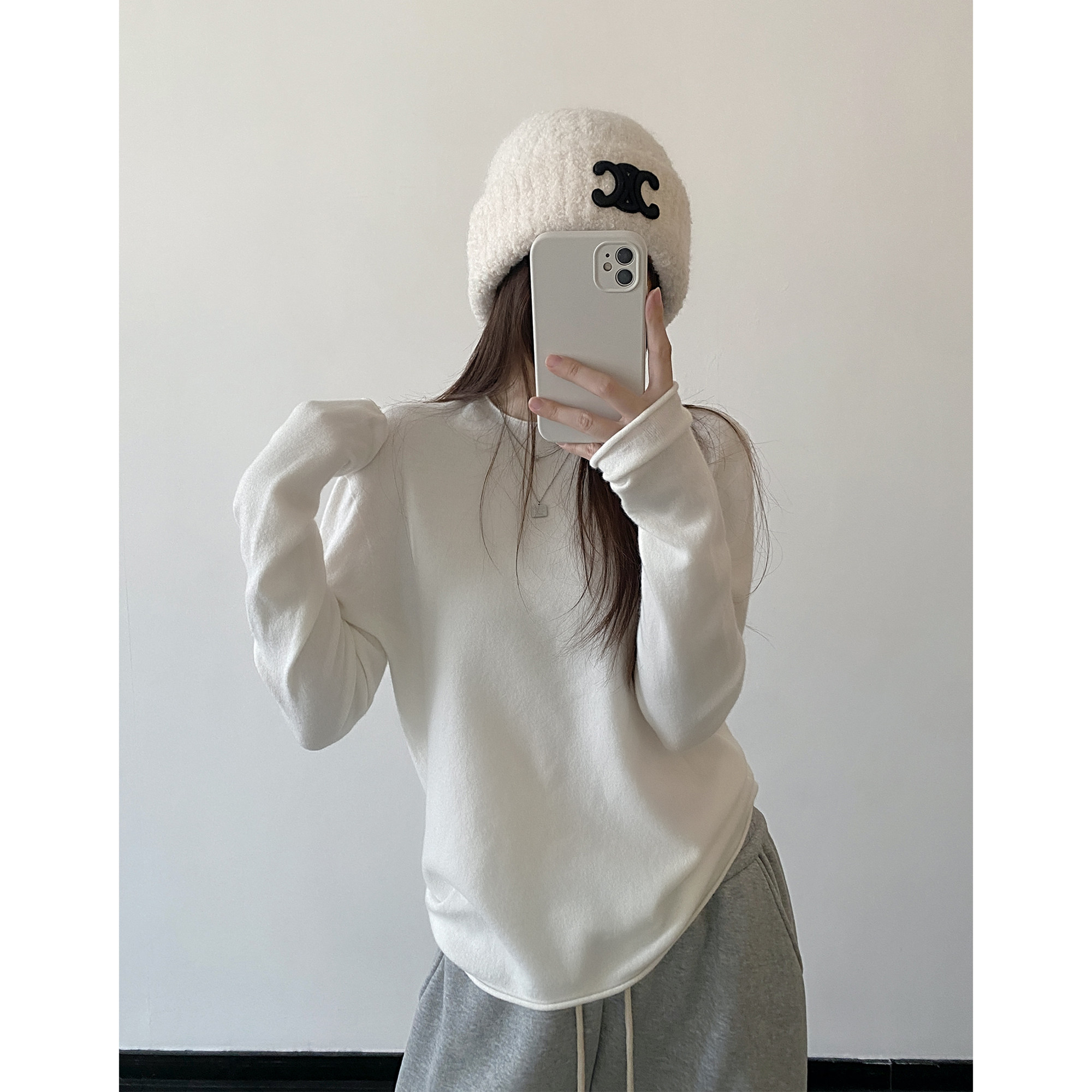 sun柚 秋冬显瘦圆领长袖羊毛针织衫女秋保暖上衣百搭冬内搭打底衫,女装/女士精品,毛针织衫,淘宝优惠券,粉丝福利购,淘宝优惠卷