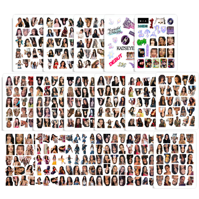 KATSEYE防水手机笔记本贴纸