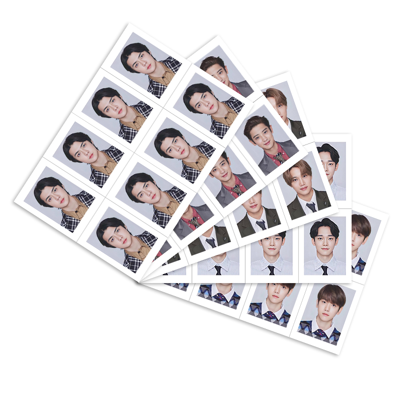 exo 2021  season"s greetings 周边同款一寸证件照