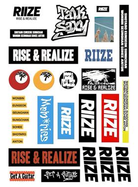 RIIZE SHOTARO EUNSEOK WONBIN SOHEE防水手机笔记本贴纸