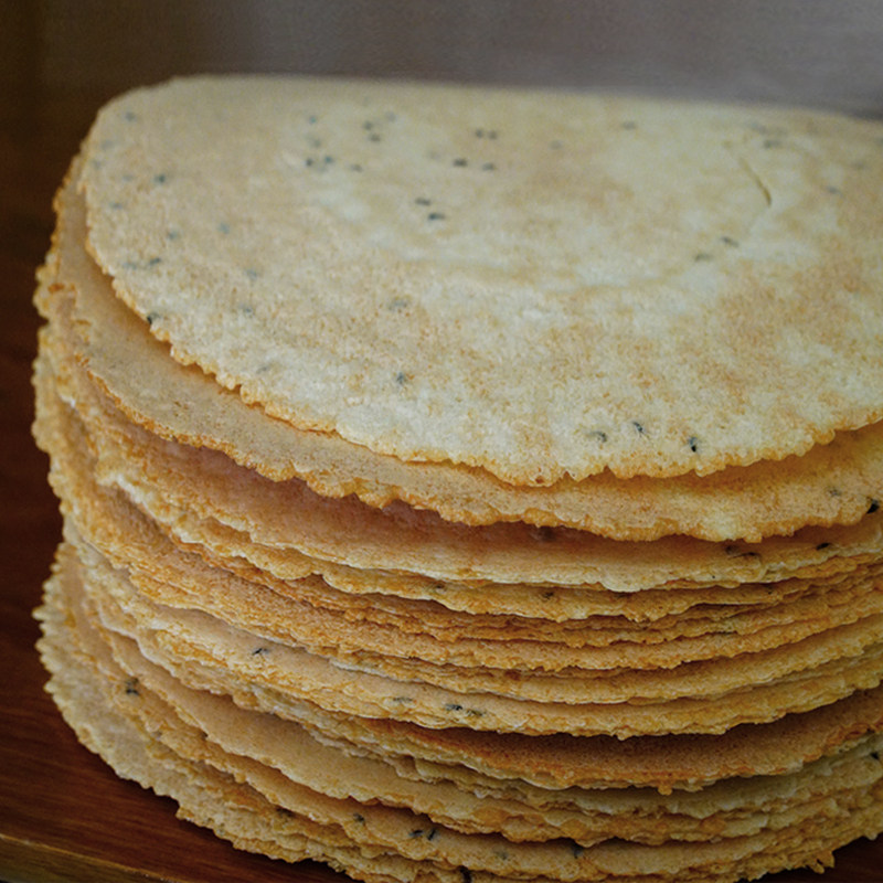 王小帮牌薄脆饼煎饼香酥薄脆饼干零食小吃黑芝麻脆饼手工烧饼