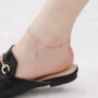 Phiên bản Hàn Quốc của LOVE anklet nữ mạng đơn giản màu đỏ cá tính gợi cảm cặp đôi 2019 mới anklet trẻ em mẫu thiết kế thích hợp - Vòng chân vòng chân cho nữ