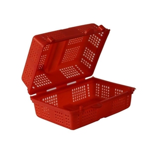 鱼饵渔具蚯蚓盒钓鱼活饵盒塑料饵料方盒鱼虾蟹笼加厚装饵料收纳盒