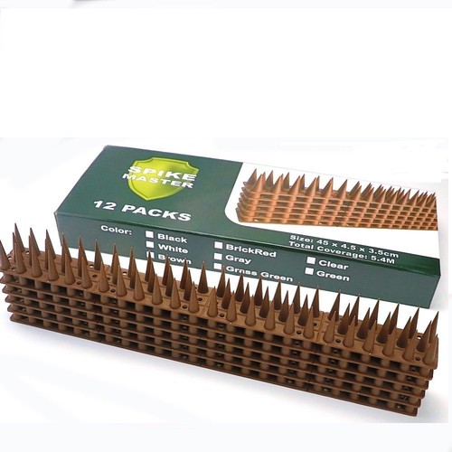 环保塑料别墅防猫驱猫防鸟刺宠物防爬刺防小偷空调机窗台栅栏12片