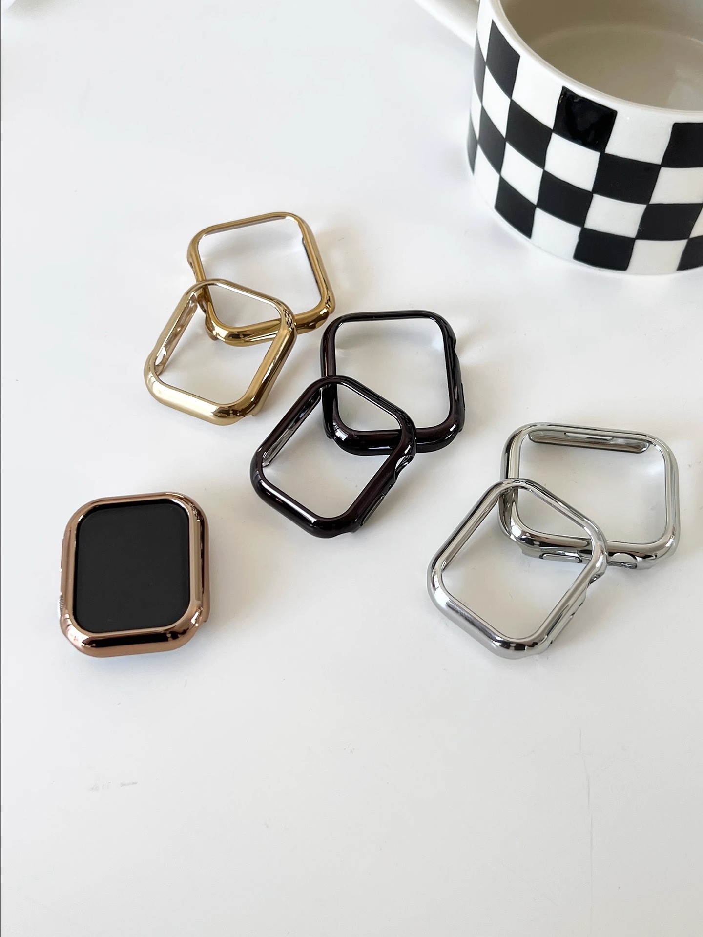 iWatch10手表保护壳电镀防摔适用Applewatch98硬壳苹果手表保护套