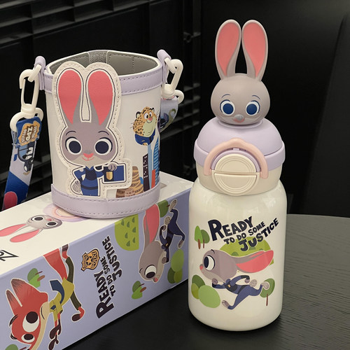 GERM疯狂动物城联名朱迪尼克儿童保温杯上学生日礼物可爱2026新款