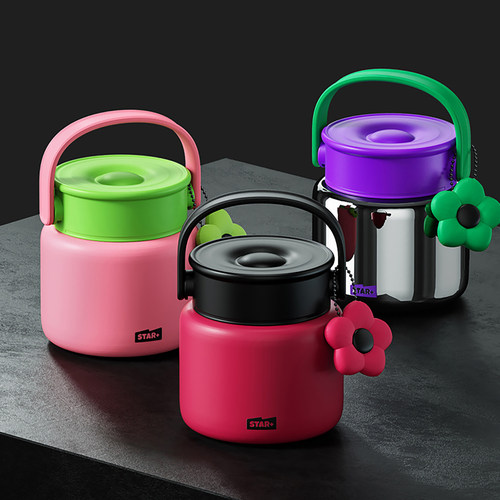 世大家焖烧杯长效保温罐学生饭盒316L不锈钢保温桶可爱2026新款