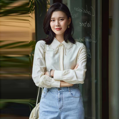 风迪品牌春季新款衬衫女