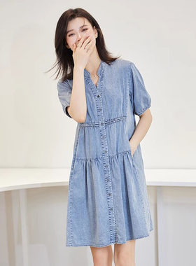 风迪品牌夏季新款女牛仔