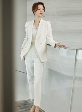 风迪品牌时尚套装春装商场新款时尚休闲职业装小西装西裤1A15305