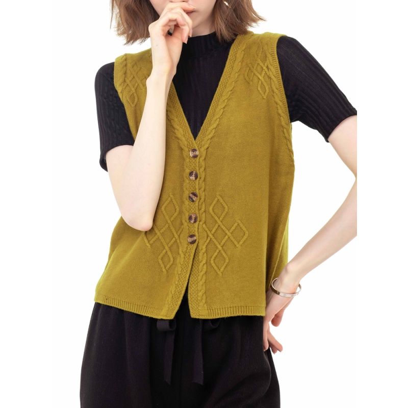 马甲外搭春秋针织背心2022年新款女薄毛衣小开衫时尚减龄马夹外穿