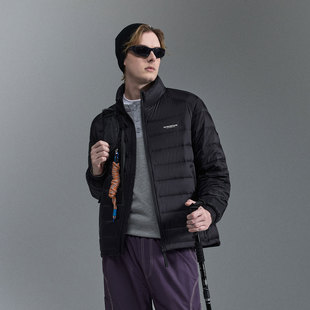 IRA冬季新款运动休闲立领轻薄羽绒服男高充绒保暖外套排骨羽绒服