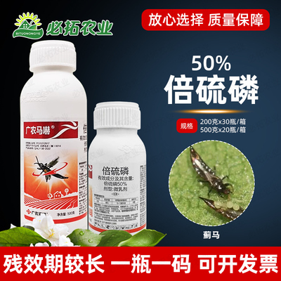 广农马嚇50%倍硫磷大葱蓟马农药