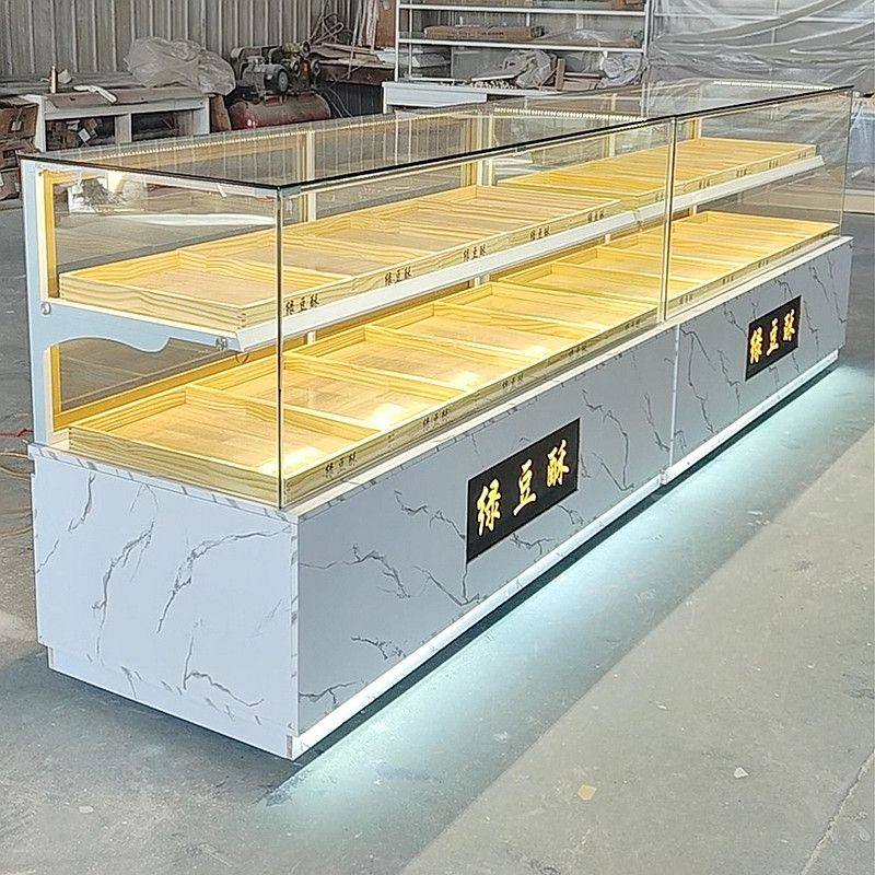 糕点展示柜面包柜弧形蛋糕柜台玻璃商用面包柜桃酥展柜陈列货架,商业/办公家具,面包架,淘宝优惠券,粉丝福利购,淘宝优惠卷