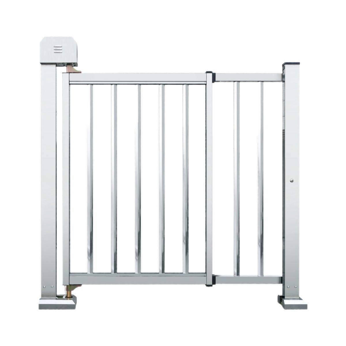 电动不锈钢栏珊门庭院门简易门围栏门伸缩门拉伸门伸缩围栏,全屋定制,庭院门,淘宝优惠券,粉丝福利购,淘宝优惠卷