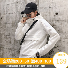 夹克ins嘻哈上衣服 工装 外套女2019新短潮流春秋季 流行冲锋衣薄款
