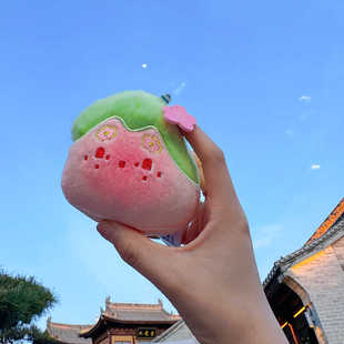 天水文创守绘人原创【小山包】麦积山文化卡通可爱毛绒挂件钥匙扣