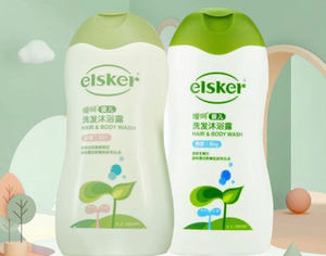 嗳呵婴儿洗发沐浴露二合一新生儿童宝宝专用温和清洁无泪不刺激