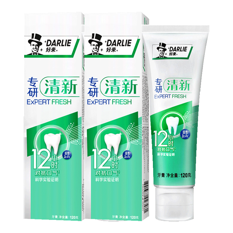 12小时薄荷香清火防蛀好来牙膏