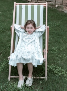 2021秋季新款棉麻淑女名媛法式复古风短袖睡裙连衣裙家居服印花