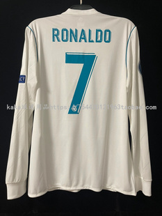 17-18皇马球衣7号C罗足球服主场4号拉莫斯套装克罗斯本泽马欧冠