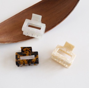 顶楼周锡京同款~复古醋酸鲨鱼夹发抓发饰抓夹盘发后脑勺发卡网红