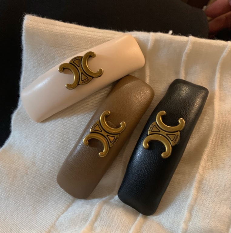 发夹bb夹pu皮波西米亚面包夹