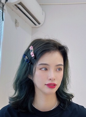 边夹鸭嘴夹布艺合金韩版刘海夹