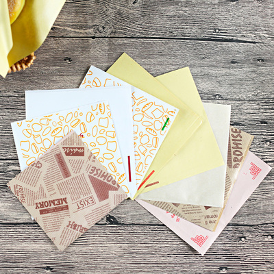 三角随手包纸袋一次性淋膜纸袋