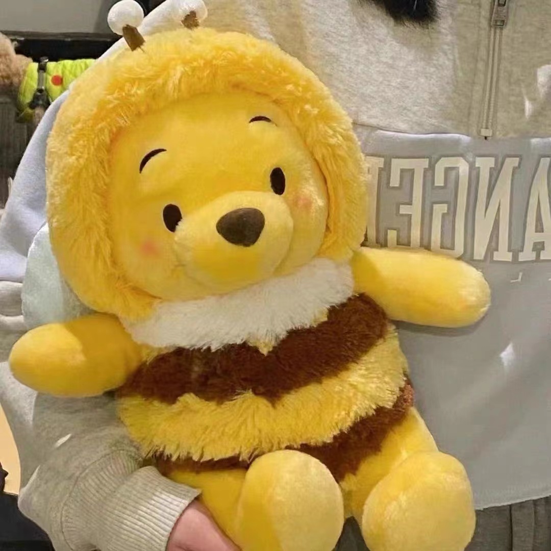 小红书蜜蜂小熊公仔玩偶
