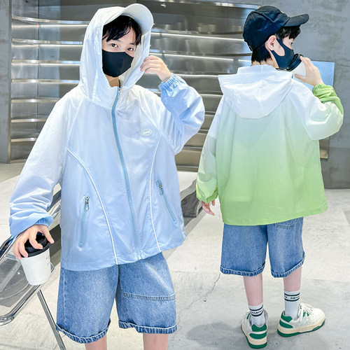 童装男童轻薄夏装防晒衣外套2026新款儿童防晒服夏季中大童薄款