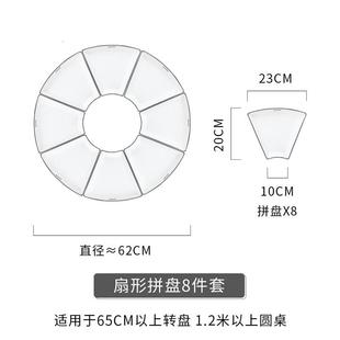 过年碗盘套装新款陶瓷拼盘餐具组合家用团圆盘子ins高颜值碗碟盘