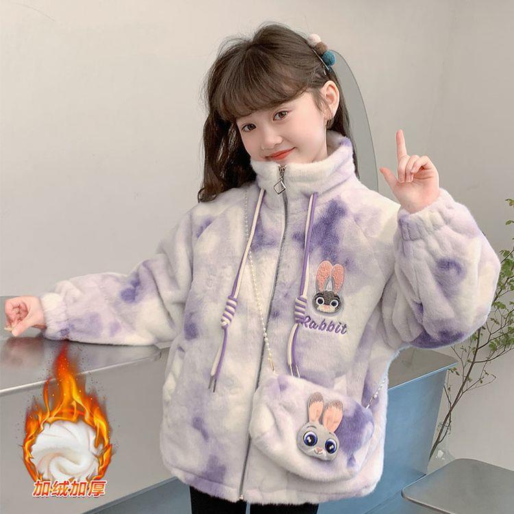 女童冬季外套2025新款儿