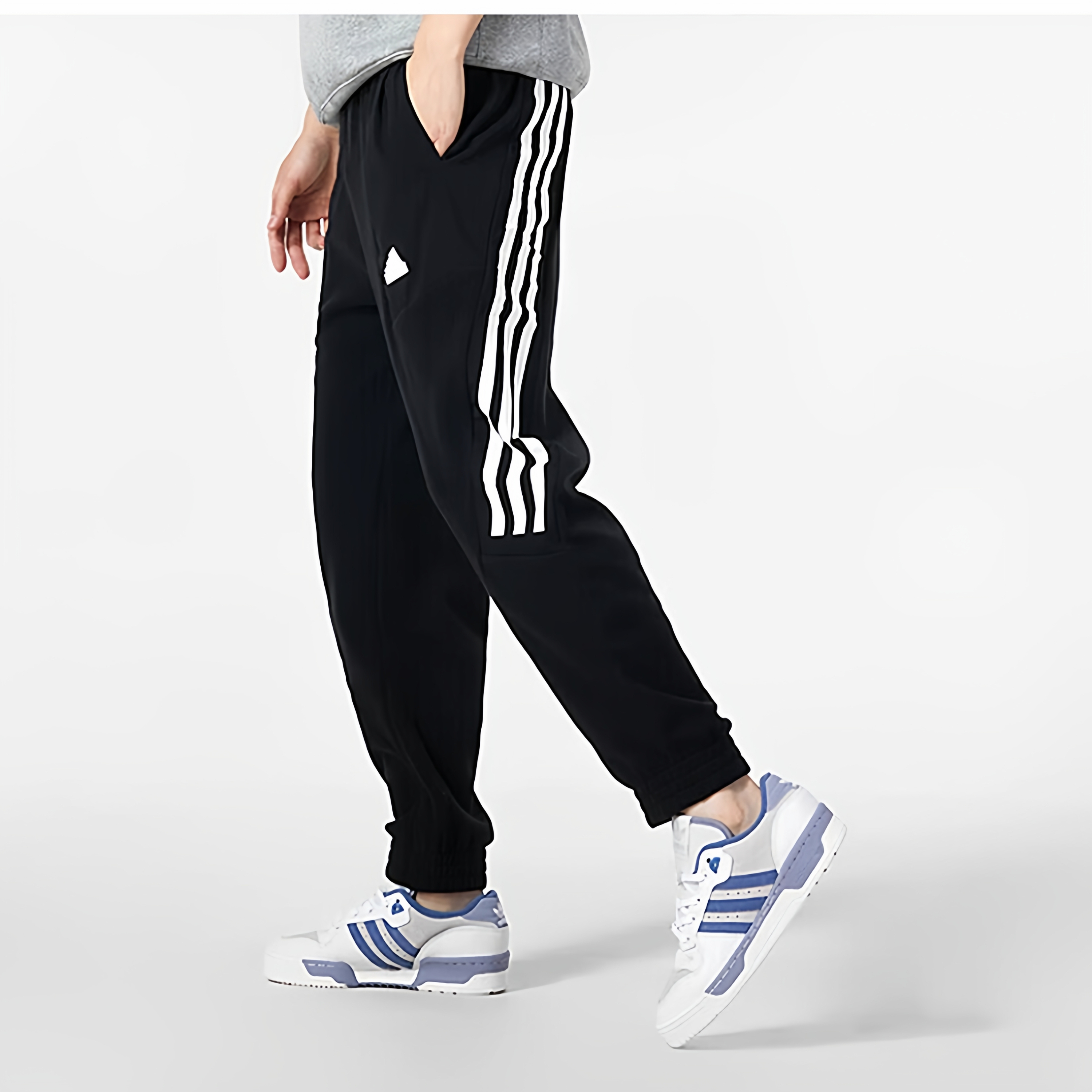 舒适长裤收口潮流运动男子训练