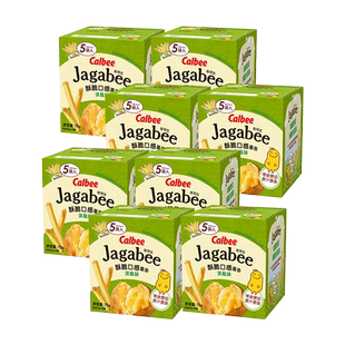 卡乐比佳可比薯条淡盐味黄油酱油海苔6盒零食好吃膨化休闲小吃