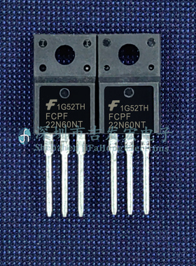 FCPF22N60NT 现货库存 TO-220F 600V 22A 可直拍