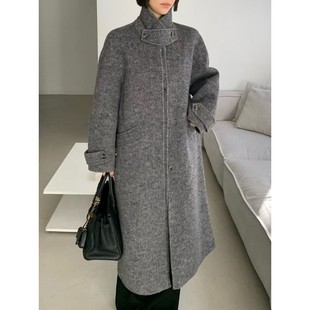 学院新款 简约冬款 优雅 8726850正品 九1214韩国东大门大衣区moi