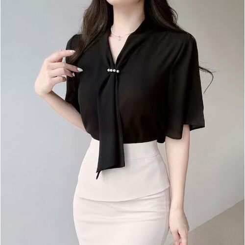 九0322韩国东大门衬衫-区OPN-8754298冬款端庄新款简洁直邮舒适